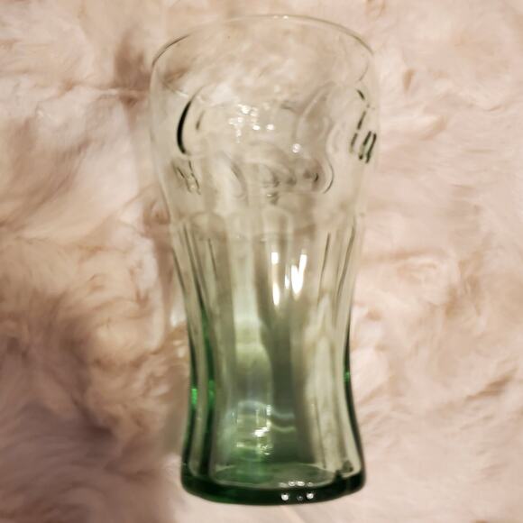 Libbey Coca-Cola Coke Green Tint Mini Drinkware Set of 5 Glasses Tumbler 6.25 OZ - Picture 3 of 7